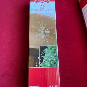 Holiday Time Silver Starburst Lights – Christmas Decor